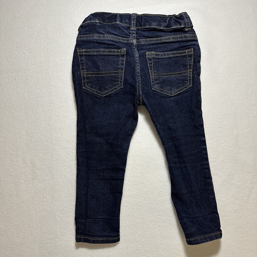 OshKosh Toddler Boys 2T Plaid Shirt & 24M Dark‎ Wash Jeans Outfit Set - Picture 7 of 8